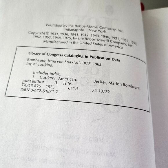 JOY OF COOKING COOKBOOK - Picture 10 of 12